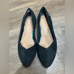 TOMS Suede Flats